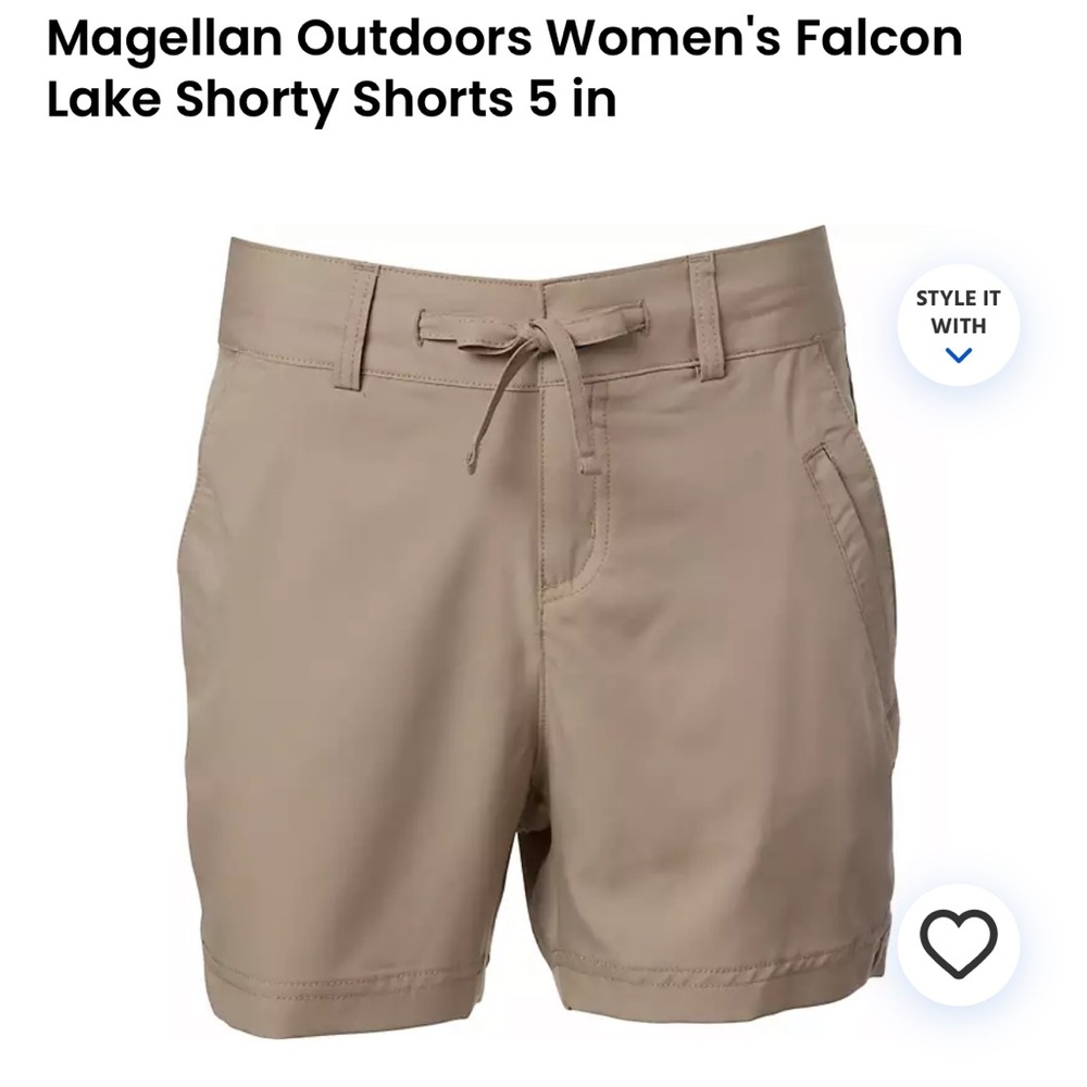 Magellan Outdoor Women’s Falcon Lake Shorty Shorts 5in